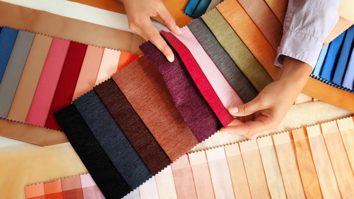 Examining different textiles