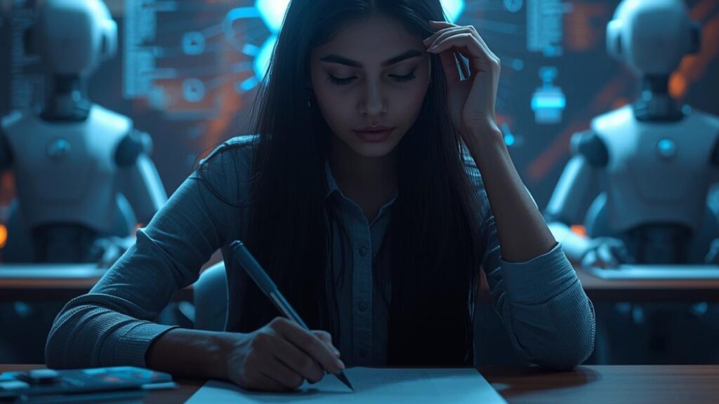 AI concept in standardized tests