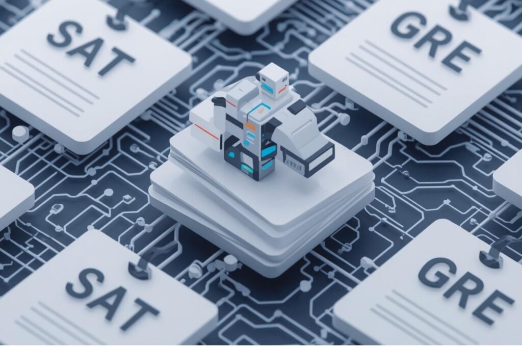 AI concept replacing standardized tests