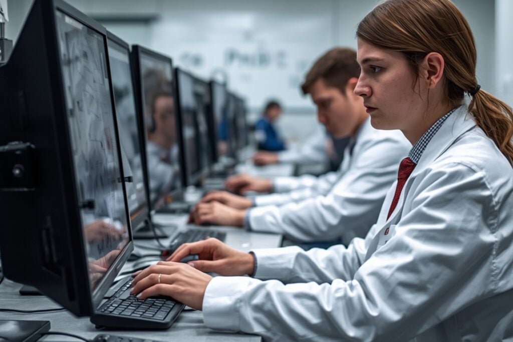PhD students using AI