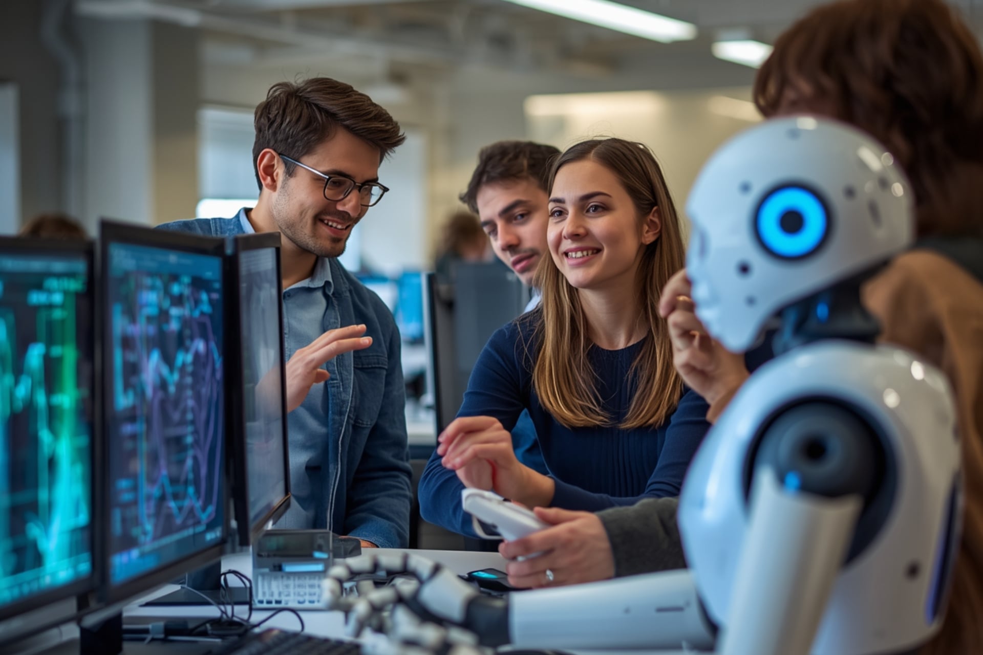engineering students using AI