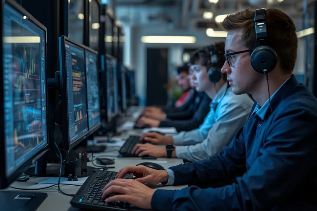international graduate students using AI to break language barriers