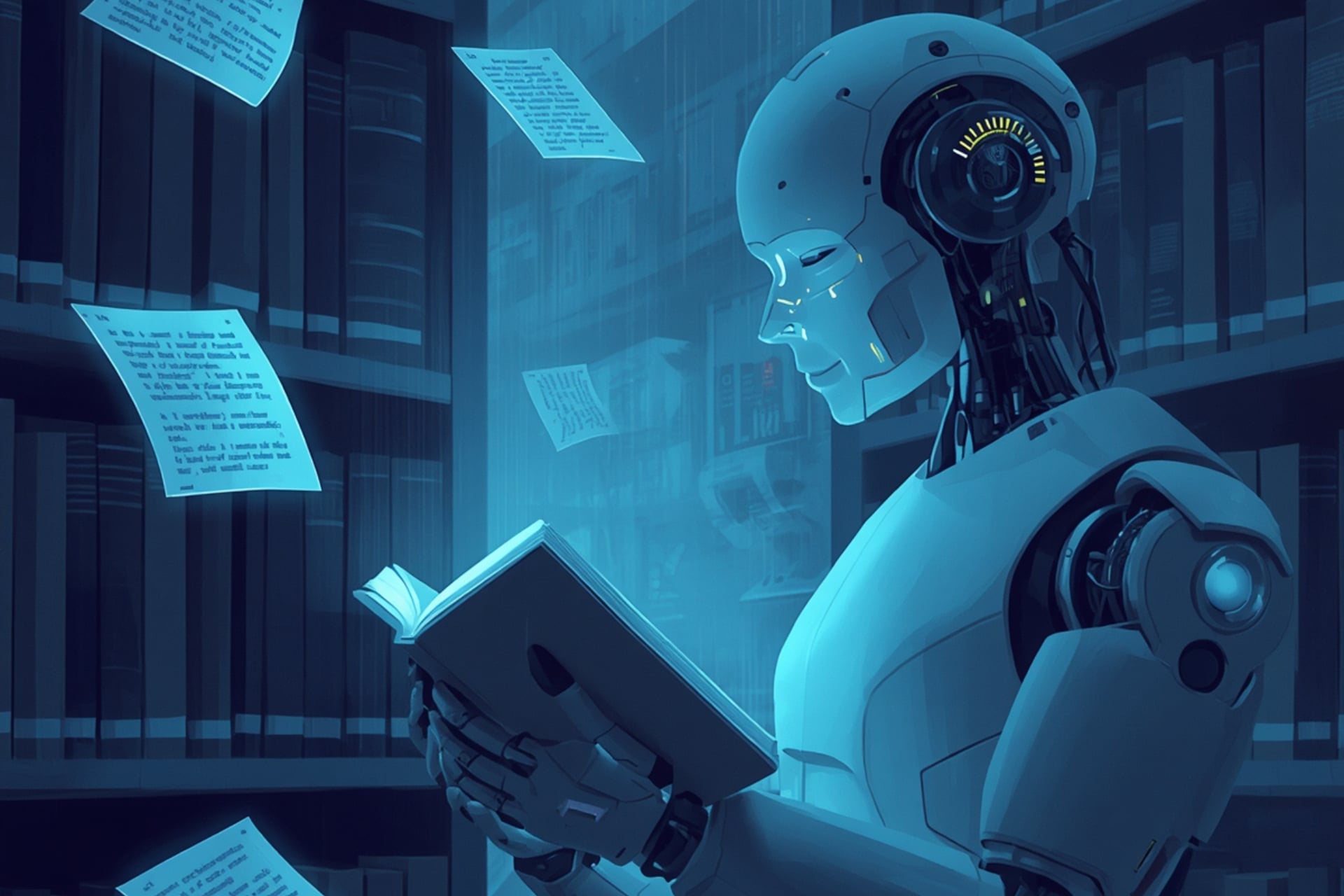 AI conducting literature review