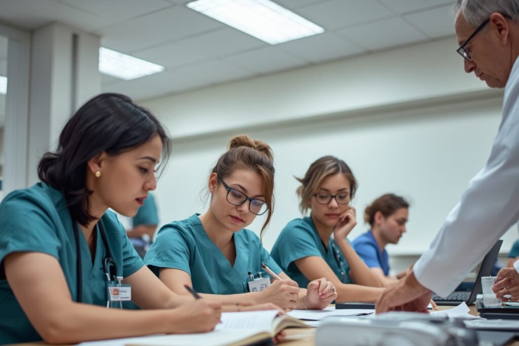 MSN degree program students